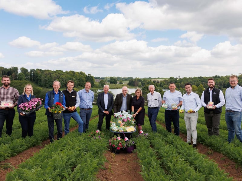 NI produce suppliers are Connor McCann (director - Simply Fruit), Sophie McCully (business development - Dundonald Nurseries), Malcolm McCully (owner - Dundonald Nurseries), William Miller (operations manager - Milgro), William Gilpin (managing director at Gilfresh), Roy Lyttle (owner, Roy Lyttle), Nigel Doherty (buying manager, Produce - Tesco), Joanne Weir (sales & marketing manager Wilson’s Country), Lewis Cunningham (managing director - Wilson’s Country), James Booth (owner, Windwhistle Farms), Andrew McCann (financial controller - P McCann & Sons), Patrick McCann (director - Simply Fruit) and Richard Gilpin (head of farm operations – Gilfresh).