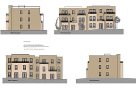 The proposed block of 12 apartments, seen from different angles. Image: ABC planning portal