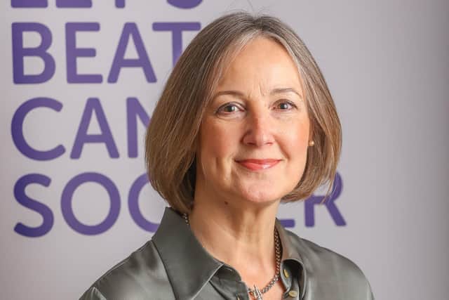 Barbara Roulston, public affairs manager for Cancer Research UK in Northern Ireland