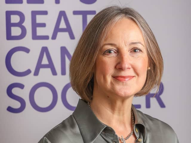 Barbara Roulston, public affairs manager for Cancer Research UK in Northern Ireland
