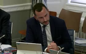 TUV MLA Timothy Gaston.