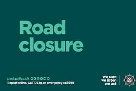 The Portaferry Road in Newtownards is currently closed to traffic due to a road traffic collision