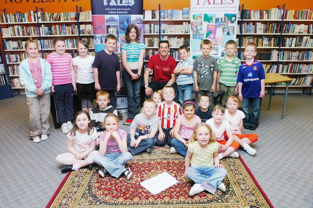 Adam Bushnell was leading the way during story time at Peterlee Library in this photo from 14 years ago.