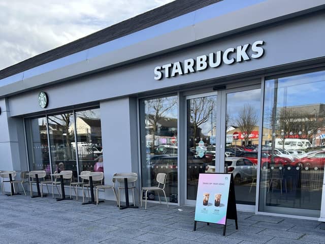 The new Starbucks store which has opened at Meadowlane shopping centre in Magherafelt. Credit: National World