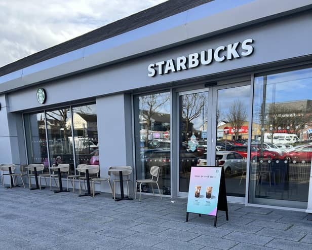 The new Starbucks store which has opened at Meadowlane shopping centre in Magherafelt. Credit: National World
