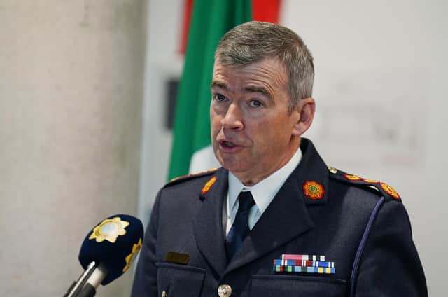 Garda Commissioner Drew Harris had said he was ‘determined to stay’ in his role even regardless of the outcome of the poll.    Photo: Brian Lawless/PA