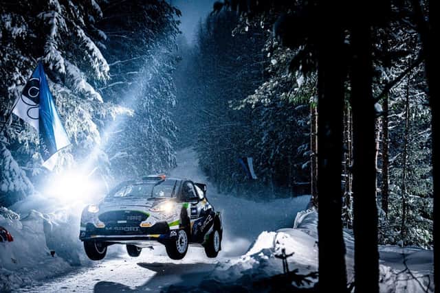 Northern Ireland's William Creighton in action in his M-Sport Ford Fiesta at Rally Sweden