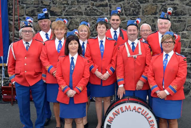 Some members of Mavemacullen Accordion Band in 2015.