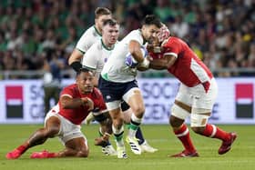 Ireland's Conor Murray breaks away during the Rugby World Cup 2023, Pool B match at the Stade de la Beaujoire, France.  Andrew Matthews/PA Wire