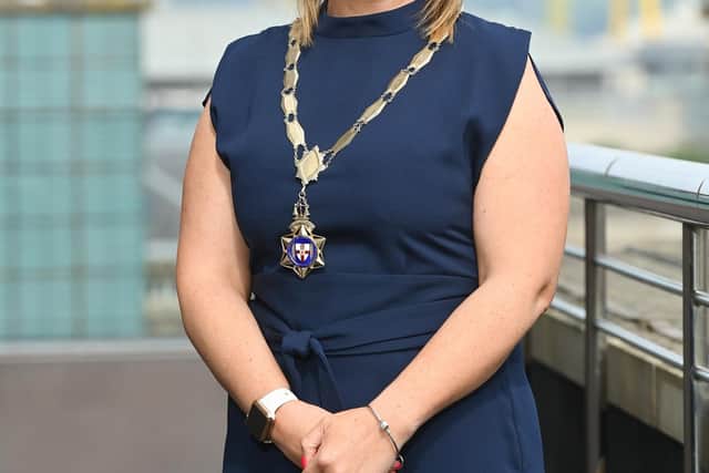 New survey of chartered accountants in Northern Ireland reveals rising inflation and squeeze on living standards (96%), cutbacks in government spending (95%) and current political conditions in Northern Ireland (93%) are seen as the most negative issues for the economy. Pictured is Emma Murray, chairperson of Chartered Accountants Ulster Society which represents over 5,300 Chartered Accountants in Northern Ireland