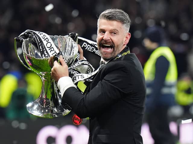St Mirren manager Stephen Robinson. (Photo by Jane Barlow/PA Wire)