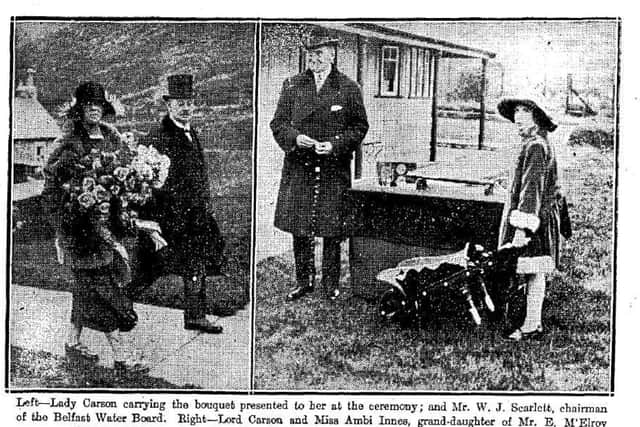 A picture which appeared in the News Letter on Thursday, October 11, 1923, to mark the occasion. News Letter archives/Darryl Armitage