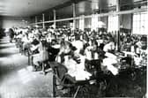 Shirt factory floor in the 1920s Courtesy of Derry City and Strabane District Council Museum Services