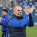 Dungannon Swifts manager Rodney McAree. (Photo by Desmond Loughery/Pacemaker Press)