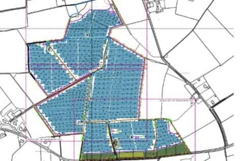 The solar farm will provide electricity for over 9,500 across the borough (pic: officers’ report)