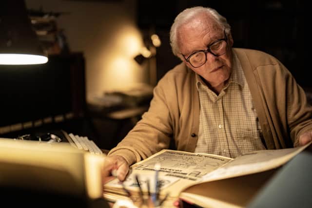 Sir Anthony Hopkins portrays Sir Nicholas Winton in the new film One Life