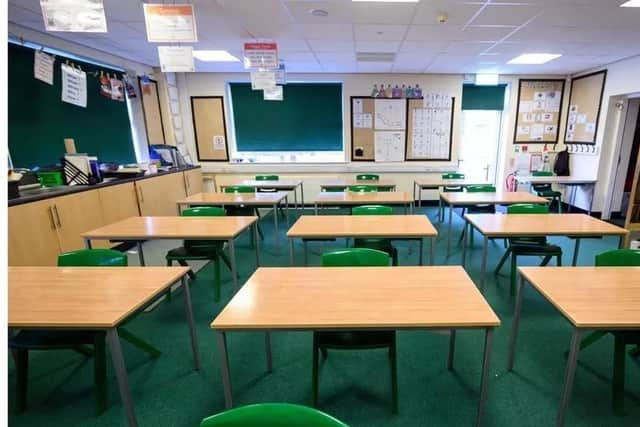 A generic image of a school classroom; pupils need more and better exposure to LGBTQ+ matters, a report has argued