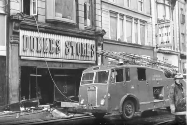 Aftermath of the 1972 bombing of Dunnes Stores in Dublin