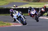 Adam Brown (Parker Transport Racing Yamaha) won the opening David Wood Trophy Ulster Supersport race on Saturday at Bishopscourt from Christian Elkin (Bell Bikesport Ducati). (Photo by Rod Neill/Pacemaker Press)