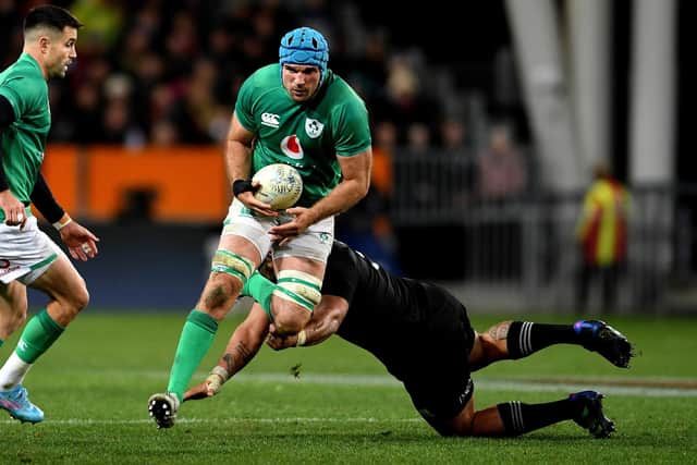 Ireland lock Tadhg Beirne will miss the remainder of the Guinness Six Nations after being ruled out for up to 12 weeks with an ankle injury.