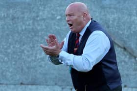 Portadown manager David Jeffrey. (Photo by David Maginnis/Pacemaker Press)
