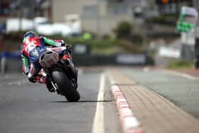 Action from the North West 200 in 2022