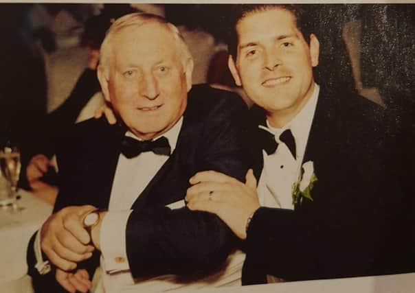 Singer Malachi Cush with his late father Paddy