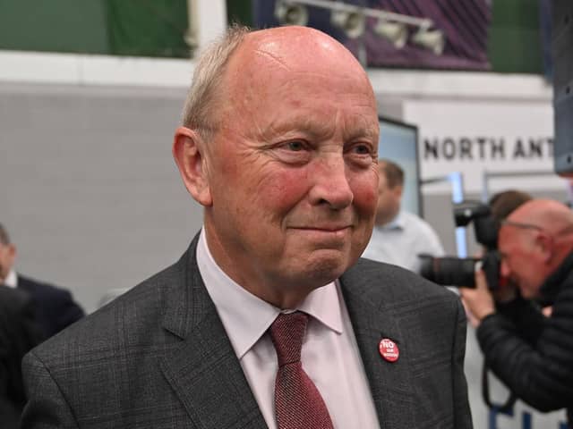 TUV leader Jim Allister said the troubles in the SNP were "a gift to unionists".
Photo by Stephen Hamilton / Press Eye.