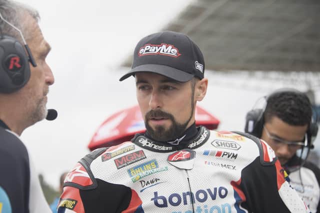 Eugene Laverty was flown to hospital in Melbourne after crashing in the final race of his career at Phillip Island in Australia on Sunday. (Photo by Mirco Lazzari gp/Getty Images)
