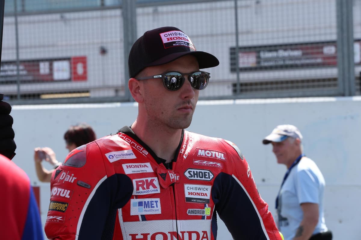 The 28-year-old came off his Honda Racing UK Fireblade on Tuesday during private testing at Knockhill