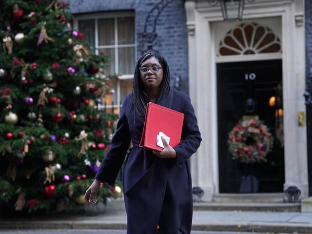 December saw the triumph in the Commons of Kemi Badenoch, the Women and Equalities Minister, who brought in tough guidance for schools on how to protect pupils who want to transition socially — and their parents. Photo: Stefan Rousseau/PA Wire