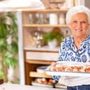 Dame Mary Berry in Mary Makes It Easy,  pictured with her Chicken Tartiflette