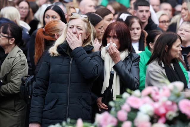 Press Eye - Belfast - Northern Ireland - 5th December 2024Requiem Mass for Chloe Ferris at St Paul’s Church in west Belfast.  The 24-year-old died while on a night out in Lux Nightclub in Belfast City Centre. Picture by Jonathan Porter/PressEye.com