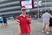 Matthew McNabb pictured in Bilbao for Ulster's Challenge Cup final