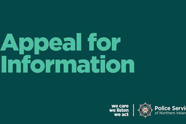 Police are appealing for information following a two vehicle road traffic collision on the Antrim Road on Friday night, December 22nd