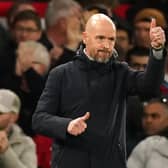 Manchester United manager Erik ten Hag. (Photo by Martin Rickett/PA Wire)