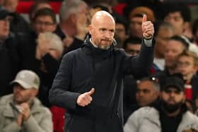 Manchester United manager Erik ten Hag. (Photo by Martin Rickett/PA Wire)