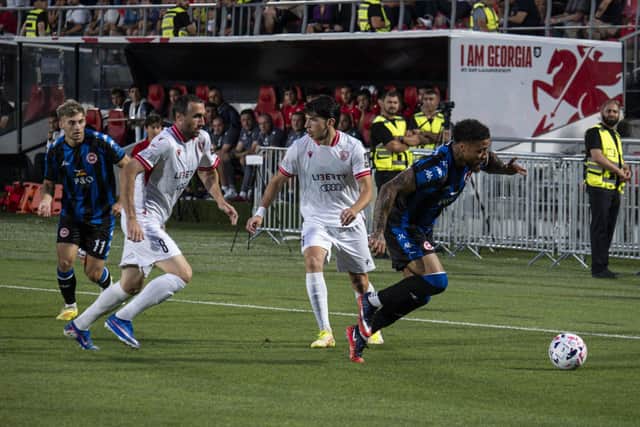 Larne crashed out of the Europa League after an extra-time loss in Georgia