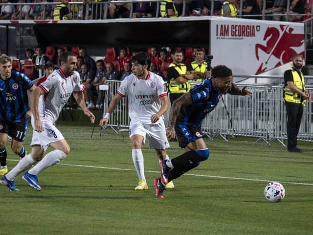 Larne crashed out of the Europa League after an extra-time loss in Georgia