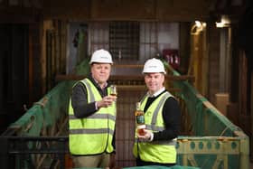 New of head of operations at Belfast Distillery Company will oversee the building of the new distillery and visitor centre at Crumlin Road gaol. Pictured Graeme Millar and John Kelly, CEO of Belfast Distillery Company