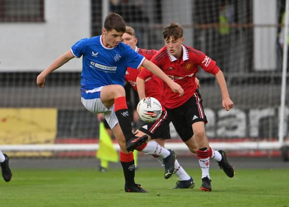 Rangers lost out to Manchester United in the Junior Section final at SuperCupNI last summer.
