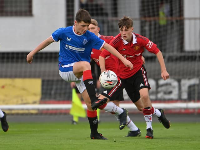 Rangers lost out to Manchester United in the Junior Section final at SuperCupNI last summer.