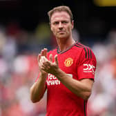 Northern Ireland international Jonny Evans was pleased by Manchester United's hard-fought, morale-boosting point at Liverpool on Sunday as Erik ten Hag's men blocked out the memories of last season's 7-0 Anfield annihilation. (Photo by Andrew Milligan/PA Wire).