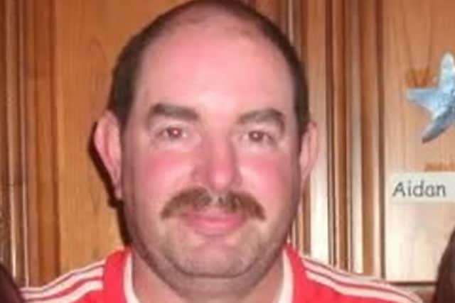 Stephen Brannigan, believed to be aged in his 50s, died following an incident in the Marian Park area of the town on Sunday.