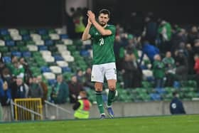 Craig Cathcart has been named Northern Ireland captain for the upcoming games against San Marino and Finland.