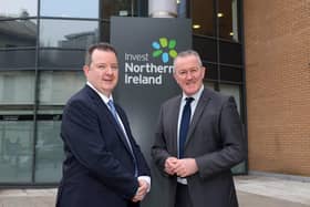 In his first official meeting as Economy Minister, Conor Murphy met with the newly appointed CEO of Invest NI Kieran Donoghue