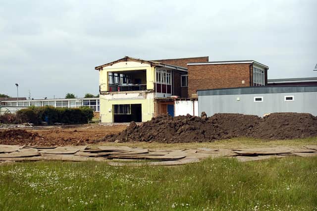 Demolition work underway at the former Brierton School in 2013. Were you a student there?