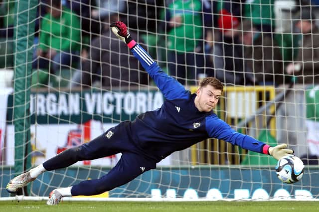 Northern Ireland goalkeeper Bailey Peacock-Farrell has secured a loan switch from Burnley to Aarhus in Denmark. (Photo by Liam McBurney/PA)