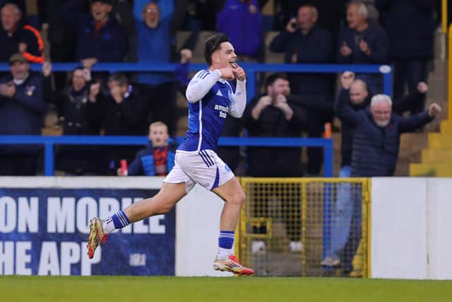 Glenavon's Paul McGovern is generating significant transfer interest. (Photo by Alan Weir/Pacemaker Press)