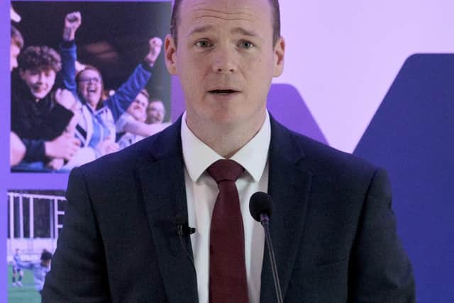 Communities Minister Gordon Lyons
